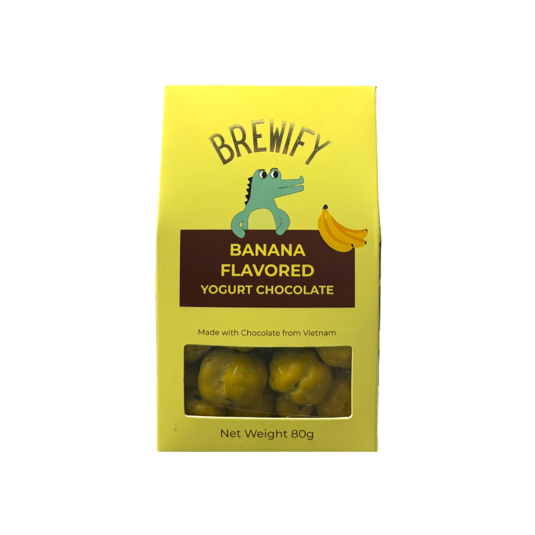 Banana Flavored Yogurt Chocolate Bites